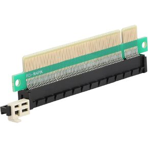 GELRHONR PCIE 16x Male to Female Riser Adapter Card, PCI-Express 164 Pin 16x Riser Card Interface Protection for 1U 2U Chassis
