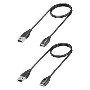 Compatible for Garmin Watch Charger Cable USB Charging Cable for Garmin Instinct/Forerunner/Fenix/Vivoactive/Venu/Vivosmart - 2Pack 3.3FT(1M)