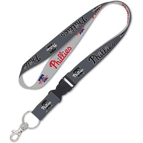 WinCraft Philadelphia Phillies Lanyard with Detachable Buckle 1" Charcoal
