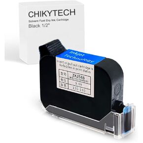 CHIKYTECH Upgrading Portable Handheld Inkjet Printer ZK-1691 with 4.3 Inch Touch Screen Quick-Drying Ink Cartridge Handheld Inkjet Printer for Any Surfaces (Support 28 Languages.)