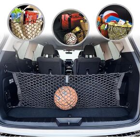 Envelope Style Automotive Elastic Trunk Mesh Cargo Net for Subaru Ascent 2019-2023 - Premium Trunk Organizers and Storage - Luggage Net for SUV - Best Car Organizer for Subaru Ascent