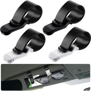 Car Sunglasses Holder,Glasses Holder for Car Visor,Car Visor Sunglasses Clip,Clip-on Car Glasses Holder