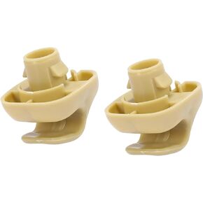 Sun Visor Clip 88217-S04-003ZA for Honda Civic 1996-2008 2pcs Plastic Beige