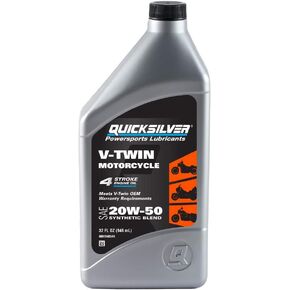 Quicksilver 20W-50 Synthetic Motorcycle Oil - 1 Qt.