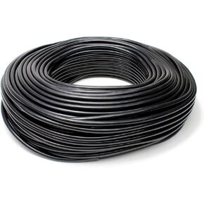 HPS HTSVH35-BLKx10 Black 10' Length High Temperature Silicone Vacuum Tubing Hose (60 psi Maxium Pressure, 3.5mm ID)
