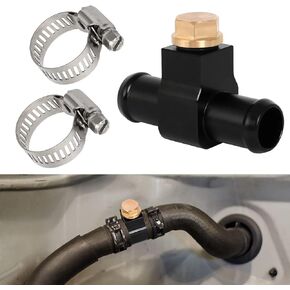 Replace for 92500-AR000 & 92500-JK20A Heather Hose Connector Fits for Nissan Z33 350z Z34 370z Infiniti G35 G37 Coolant Bleeder Port with 2PCS Adapter