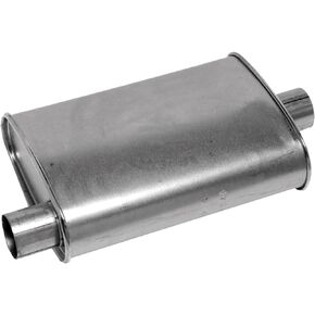 Walker Exhaust Installer Turbo 17613 Universal Exhaust Muffler 2.25" Inlet (Inside) 2.25" Outlet (Inside)