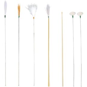 7 Pieces of Bamboo Ear Spoons for Cleaning Earwax, Ear Digging Spoons for Adults and Children, Ear Canal Cleaning Set