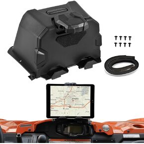 Electronic Device Holder for Yamaha Viking, Adjustable Navigator Tablet Mount GPS Phone Holder with Storage Box for Yamaha Viking/Viking VI 2014-2024 Accessories