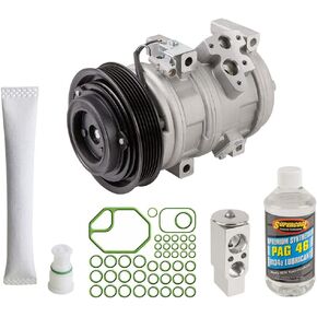 AC Compressor & A/C Kit For Toyota Camry Highlander Solara Avalon Lexus RX300 ES300 ES330 - BuyAutoParts 60-80230RK New
