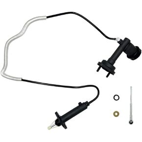 ClutchMaxPRO Pre-Filled Pre-Bled Clutch Master Slave Cylinder Assembly Compatible with 1997 1998 1999 2000 2001 2002 Jeep Wrangler TJ 2.5L 4.0L V6 (PS0119-3)