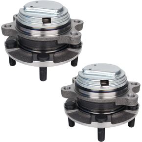 513334 Pair Front Wheel Hub Bearing Assembly Compatible with Nissan 370Z, Infiniti EX35, EX37, FX35, FX37, G25, G35, G37, G37, M35, M35h, M37, M45, M56, Q40, Q50, Q60, Q70, Q70L, QX50, QX70