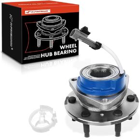A-Premium Front or Rear Wheel Bearing and Hub Assembly with 6-Lug Compatible with Chevrolet Uplander & Buick Terraza & Pontiac Montana & Saturn Relay, 2006-2009, Replace # 513236