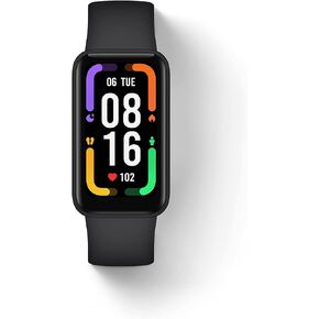 Xiaomi Redmi Smart Band Pro, 1.47" Full AMOLED Display, 110+ Fitness Modes, Up to 14 Days Battery Life, Heart Rate Tracking, 5 ATM Water Resistance, Sleep Quality Tracking, SPO₂ Monitoring, Black