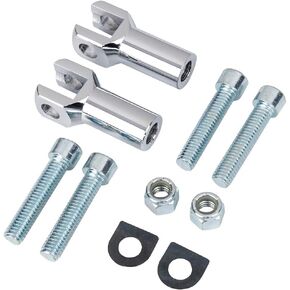 Passenger Foot Peg Supports Mounts Clevis Kits Fits For Harley Davidson Softail 2000-2006(Chrome)