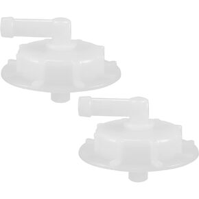 ACROPIX Radiator Coolant Reservoir Overflow Tank Cap for Honda Civic - Pack of 2 White