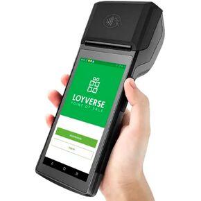 POS PDA H10 Receipt Printer Android 13 and 58mm High Speed Thermal Printer 5.5’ Touch Screen. Handheld Mobil Point of Sale Tablet. Scan 1D/2D/QR barcodes. Support 2.4G/5G. 2GB Ram+16GB ROM (Black)