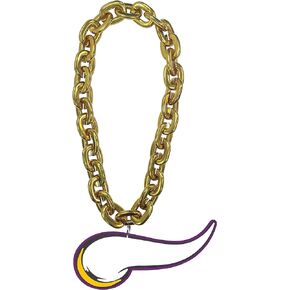 Aminco NFL Minnesota Vikings Team Fan Chain, Gold
