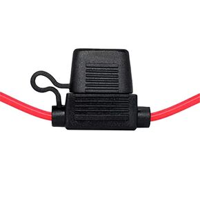 2 Pack 10 AWG Maxi Blade Waterproof Auto Fuse Holder,UL1015 Gauge Wire