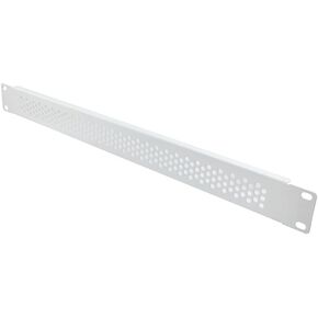 NavePoint 1U Blank Rack Mount Panel Spacer for 19 Inch Server Rack and Network Cabinet – Blank Spacer Panel Rackmount, Perf, White
