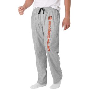 FOCO Cincinnati Bengals NFL Mens Athletic Gray Lounge Pants - L