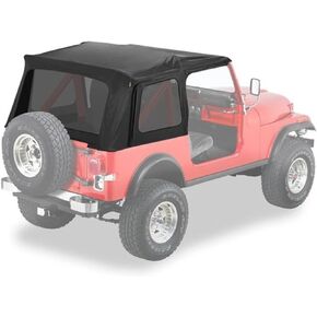 Bestop 5459915 Black Denim Supertop Classic for 1976-1995 CJ7/Wrangler