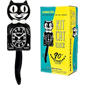 KIT CAT Klock Official 90th Anniversary Black with 1950s Collectors Box in Kuwait