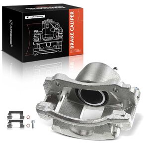 A-Premium Disc Brake Caliper Assembly with Bracket Compatible with Select Buick, Chevy, Olds & Pontiac Models - Century, LeSabre, Venture, Silhouette, Grand Prix, Montana, Trans Sport - Front Driver