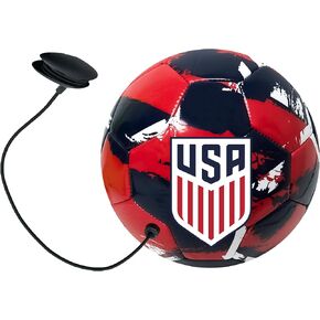 Icon Sports U.S. Soccer Training Ball Size 4, Licensed USA Soccer Kick Throw Solo Practice Training Ball #4
