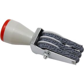 3 Digit Number Stamp,Adjustable Digit Rubber Changeable Number Stamp Numerical Stamp Multi- Functional Creative Price Tag Stamp Rotating Number Stamp Symbol Business Stamp