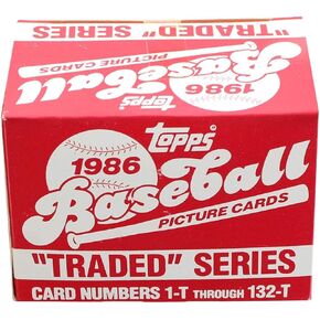 MLB 1986 Topps Baseball Traded Series - Set of 132 Cards