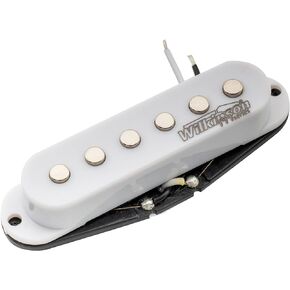 Wilkinson High Output Ceramic Single Coil Neck Pickup for Strat Style Electric Guitar, Black