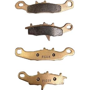 Demon Powersports Front Left Sintered Brake Pads for Kawasaki Prairie/Brute Force/KFX 450, Sintered Metallic Material Better Grip, Reduced Brake Fade, Longer Life (See Fitment Details in Description)