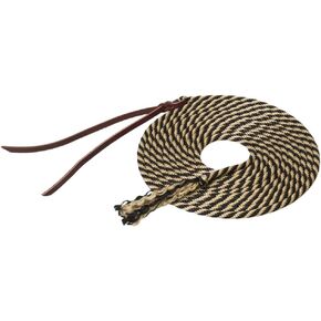 Weaver Leather Silvertip Get Down Rope Black/Tan, 14-Feet