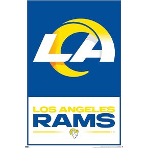 Trends International NFL Los Angeles Rams-Logo 21 Wall Poster, 22.375" x 34", Premium Unframed Version