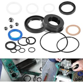 328.12002 Floor Jack Seals Kit, Replacement Seals for Sears Craftsman Floor Jack 1.5 Ton 328.12001 328.12002 Series All Years (22Pcs Jack Seals Kit)