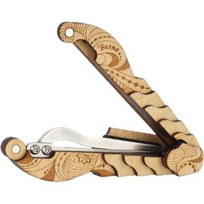 Jew's Harp by D.Glazyrin Wave (in wood case) - mouth musical instrument (jaw harp) Beautiful sound Excellent quality Original Russian maultrommel (jaw harp, dan moi)
