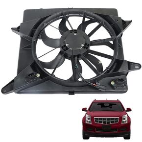 GM3115234 20883034 Radiator Cooling Fan Assembly Replacement for 2010-2016 SRX 3.0L 3.6L 622650 12V