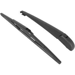 ACROPIX Windshield Back Wiper Arm Blade Rear Rear Windshield Wiper Blade and Arm for Jeep Cherokee 1 Set Black