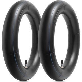 2-PCS 3.00-12 (80/100-12) TR4 Straight Valve Stem Heavy Duty Butyl Rubber Dirt Bike Motorcycle Inner Tubes Compatible with 3.00-12 80/100-12 90/100-12 Mini Pit Bike/Motorcycle Front Rear Tire Tubes