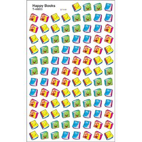 TREND ENTERPRISES, INC. Happy Books superShapes Stickers, 800 ct