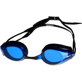 Arena Tracks Unisex Adult Essential Racing Swim Goggles Competitive Swimmers FINA-Approved Anti-Fog Mirror/Non-Mirror Lens