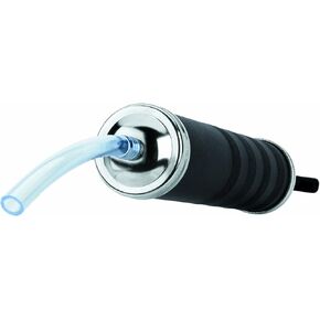 LUMAX LX-1185 Black 18 oz. Suction Gun with 12" Vinyl Flex Hose. Excellent for Draining and Filling Differentials, Transmissions, Clutches, Gear Cases and More!