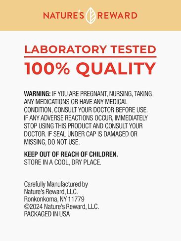 Nature's Reward Vitamin C Chewable Tablets - 1000mg - 120 Count - Orange Flavor - Vegetarian, Non-GMO, Gluten Free Supplement in Kuwait