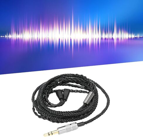 3.5mm Headphone Audio Cable Upgrade Replacement Headset Audio Cord for IE8 IE80 IE8i Earphones,Stereo Audio Cable with 3.5mm Plug for Most Audio Devices,High Resolution in Saudi Arabia