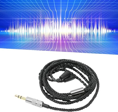 3.5mm Headphone Audio Cable Upgrade Replacement Headset Audio Cord for IE8 IE80 IE8i Earphones,Stereo Audio Cable with 3.5mm Plug for Most Audio Devices,High Resolution in Saudi Arabia