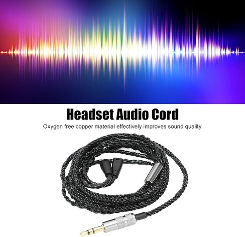 3.5mm Headphone Audio Cable Upgrade Replacement Headset Audio Cord for IE8 IE80 IE8i Earphones,Stereo Audio Cable with 3.5mm Plug for Most Audio Devices,High Resolution in Saudi Arabia