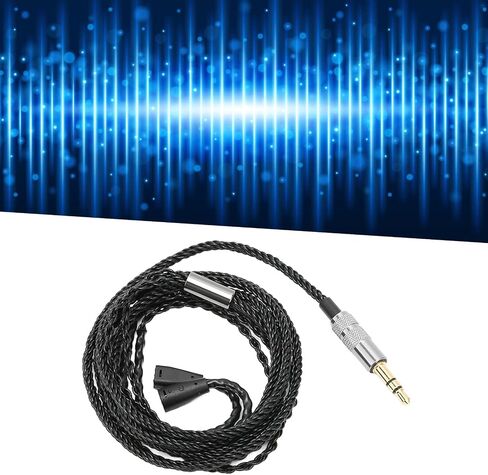 3.5mm Headphone Audio Cable Upgrade Replacement Headset Audio Cord for IE8 IE80 IE8i Earphones,Stereo Audio Cable with 3.5mm Plug for Most Audio Devices,High Resolution in Saudi Arabia