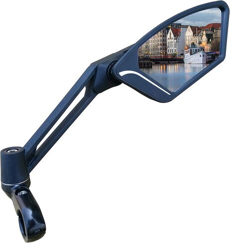 MEACHOW New Scratch Resistant Glass Lens,Handlebar Bike Mirror, Adjustable Safe Rearview Mirror, Bicycle Mirror,ME-003 in Saudi Arabia