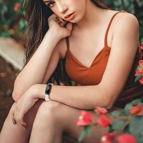 عبوتان متوافقتان مع 3 أساور من فيتبيت إنسباير للنساء والرجال والأطفال، حزام سكرانشي قابل للتمدد لطيف ومطاط رياضي بديل من القماش من أجل فيتبت إنسباير 3 أربطة، صغير in Kuwait